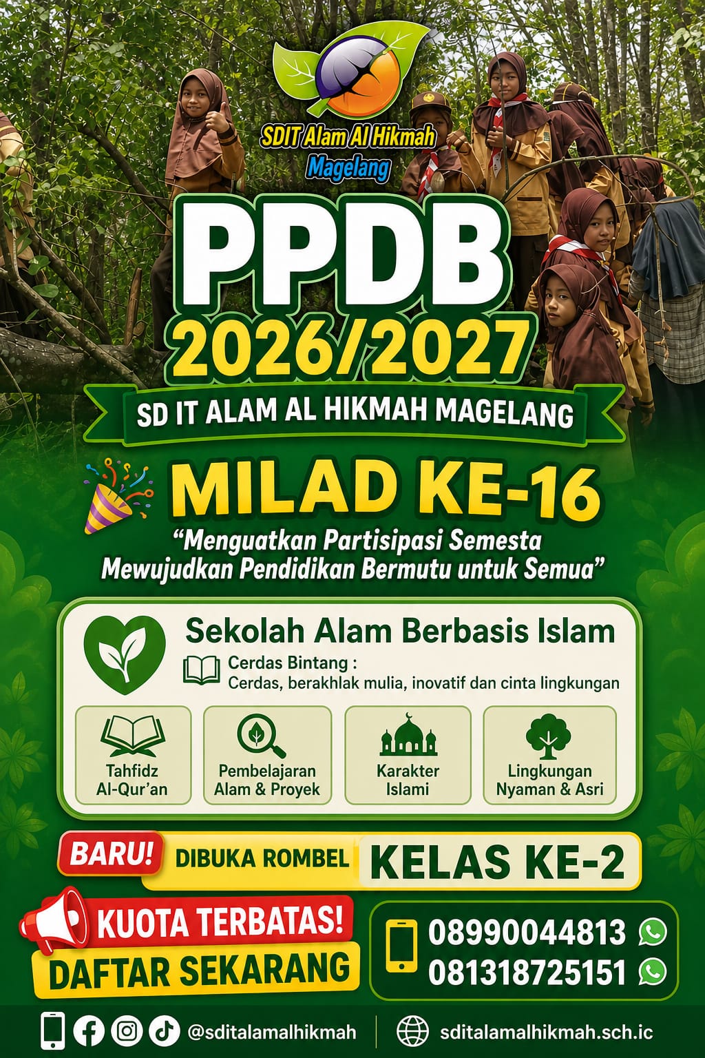 Hardiknas 2026 & Milad 16 SD IT Alam Al Hikmah